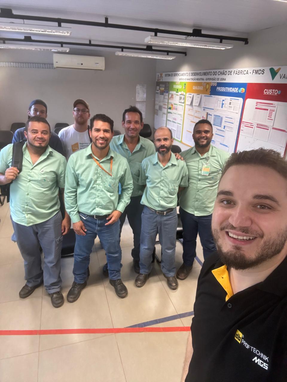 Capacitação técnica em planta industrial