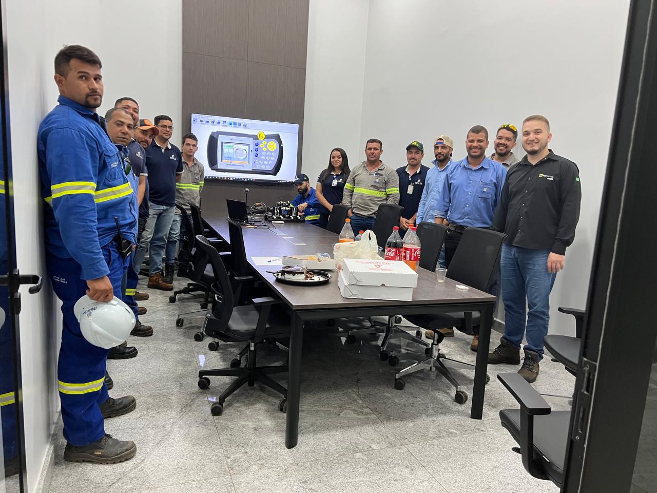 Treinamento corporativo de alinhamento a laser