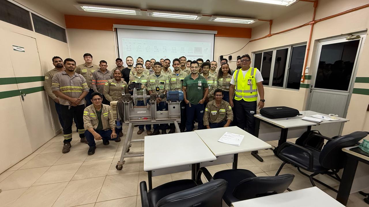 Treinamento de alinhamento a laser em campo